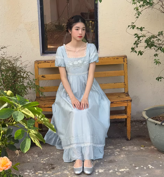 Enchanted Rose Lace Maxi Dress | Romantic Fairytale & Princesscore Style Enchanted Rose Lace Maxi Dress | Romantic Fairytale & Princesscore Style