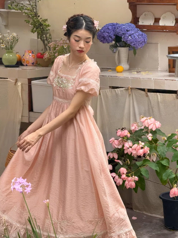 Rose Blossom Regency Dress