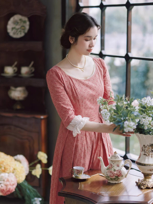 French Vintage Cottagecore Princess Dress