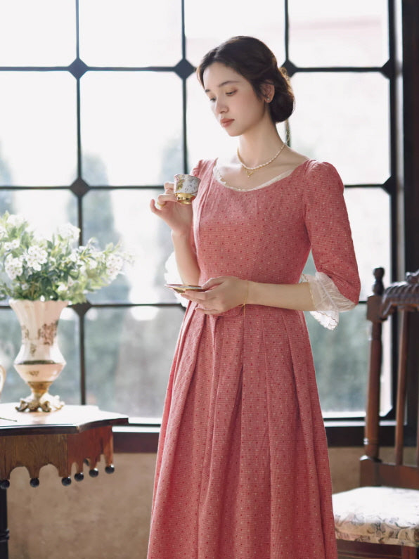 French Vintage Cottagecore Princess Dress