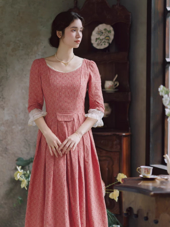 French Vintage Cottagecore Princess Dress