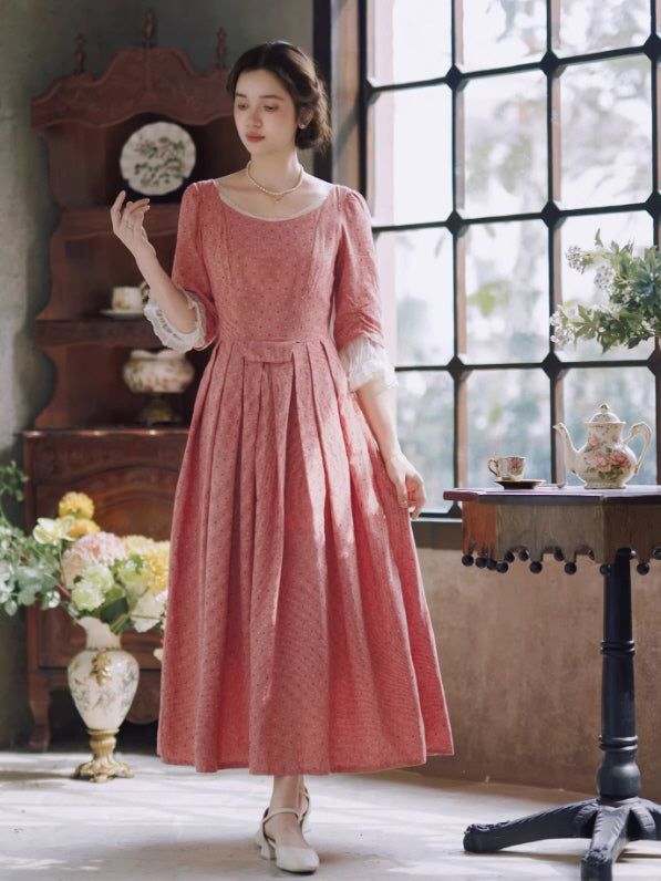 French Vintage Cottagecore Princess Dress