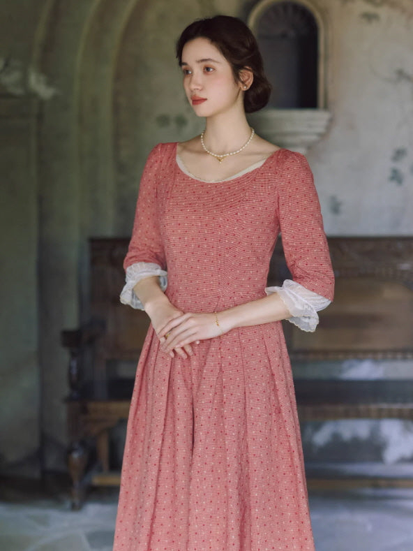 French Vintage Cottagecore Princess Dress