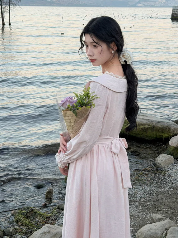 Vintage Embroidered Cottagecore Dress