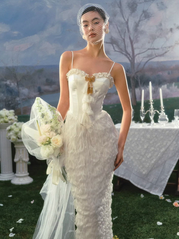 Ivory Heirloom Corset Dress