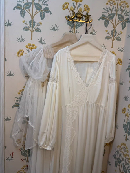 Lace Whisper Vintage Nightgown