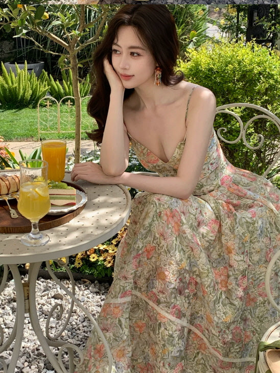 Enchanted Garden Floral Maxi Dress