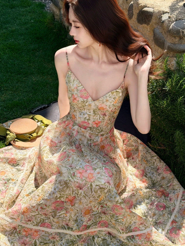 Enchanted Garden Floral Maxi Dress