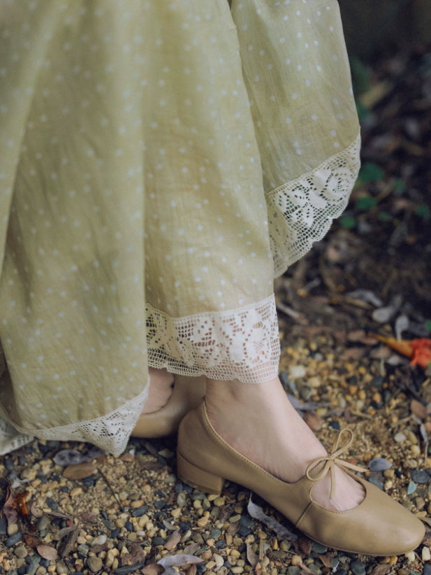 Sage Meadow Ramie Lace Dress
