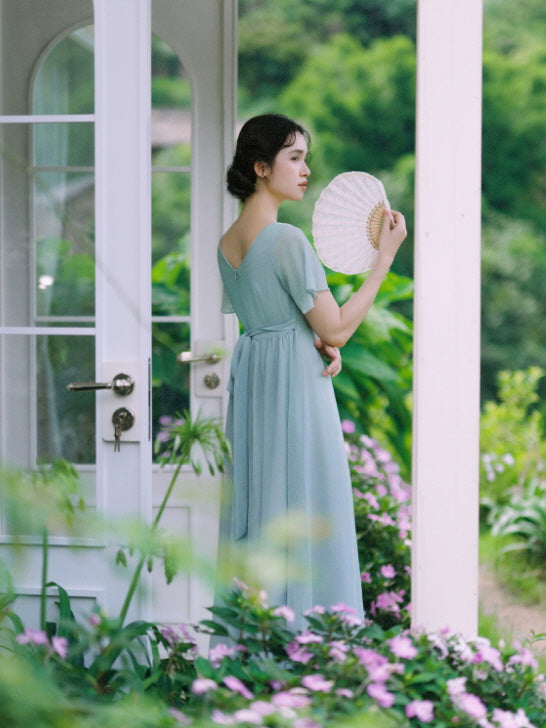 Bluebell Garden Lace Maxi Dress