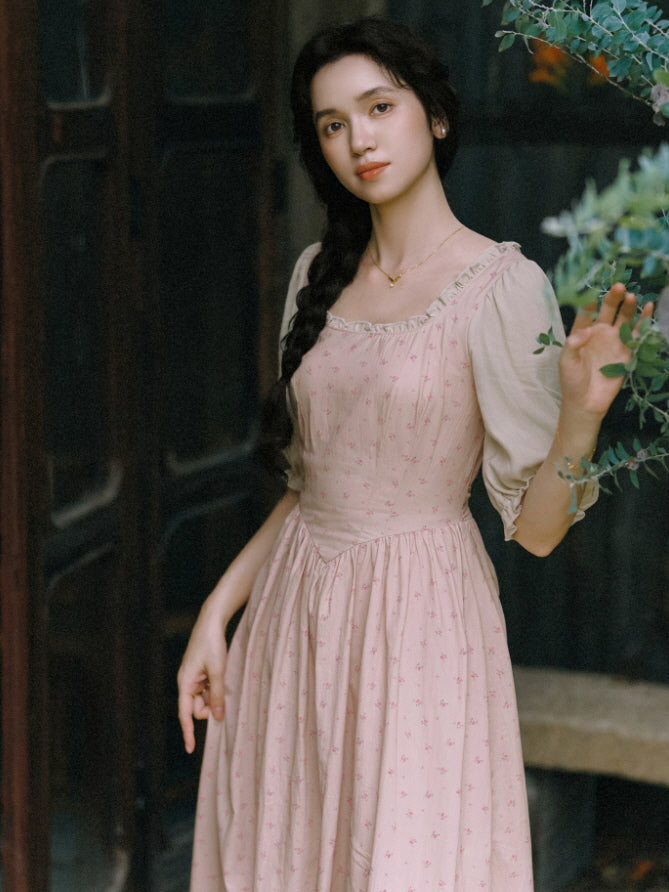 Rose Cottage Cotton Floral Maxi Dress