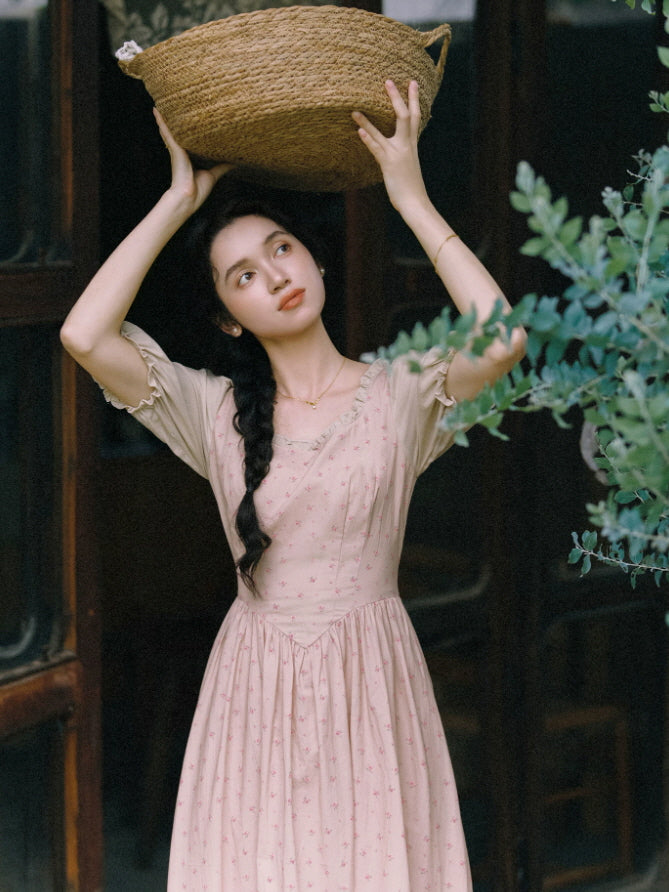Rose Cottage Cotton Floral Maxi Dress