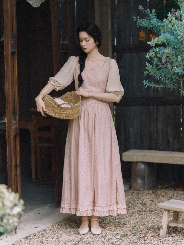 Rose Cottage Cotton Floral Maxi Dress