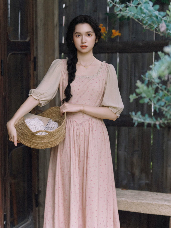 Rose Cottage Cotton Floral Maxi Dress
