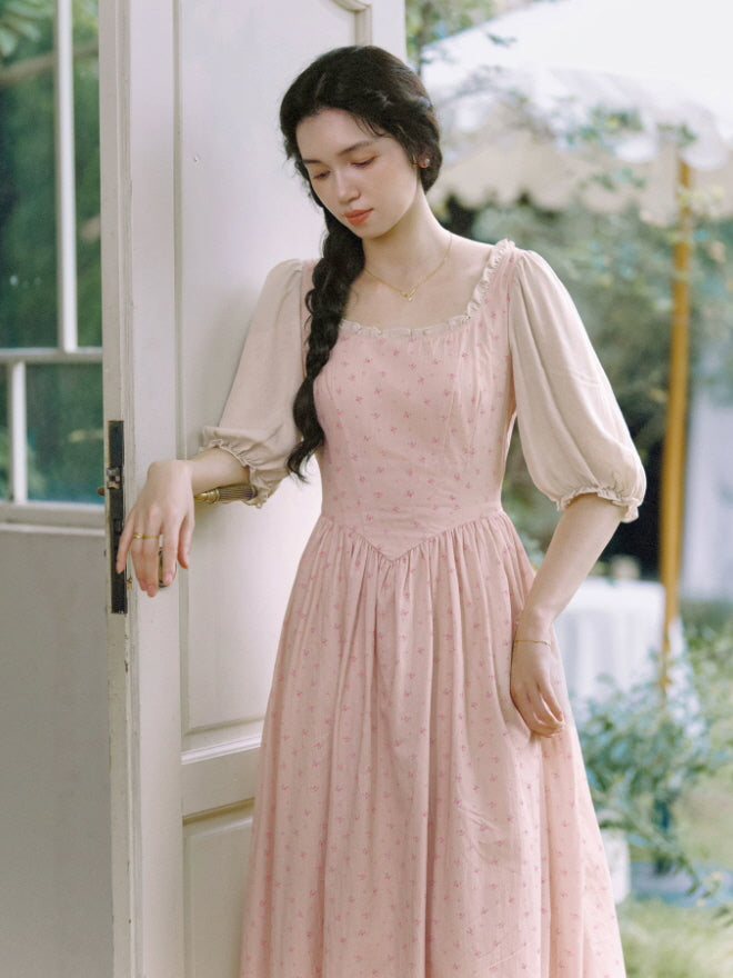Rose Cottage Cotton Floral Maxi Dress