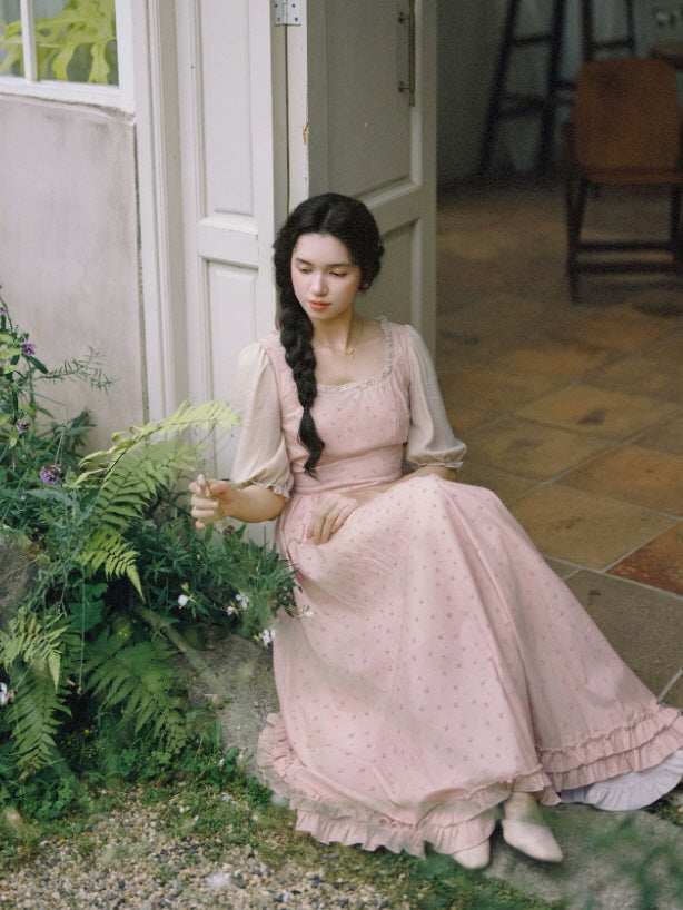 Rose Cottage Cotton Floral Maxi Dress