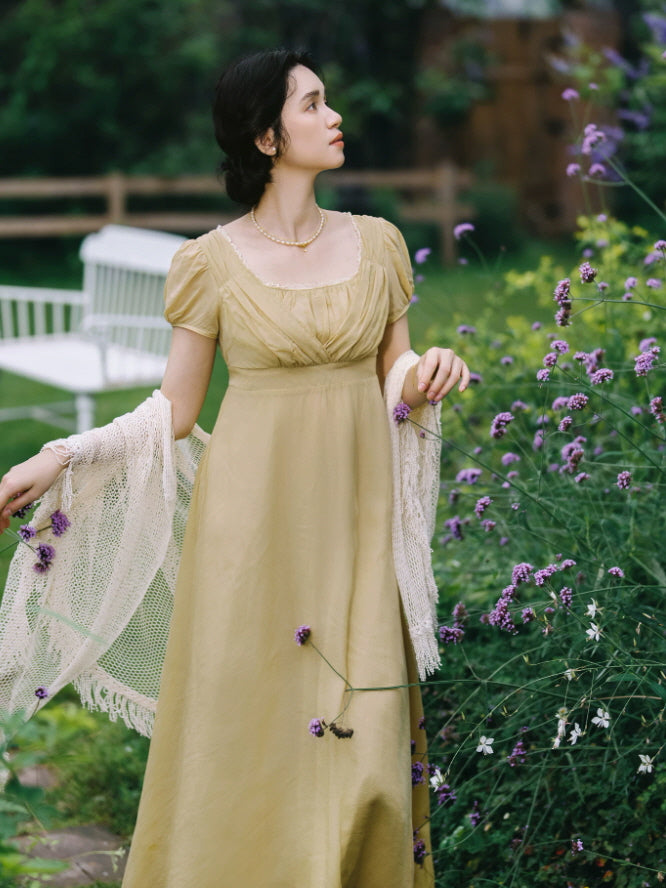 Olive Garden Cottagecore Cotton Maxi Dress