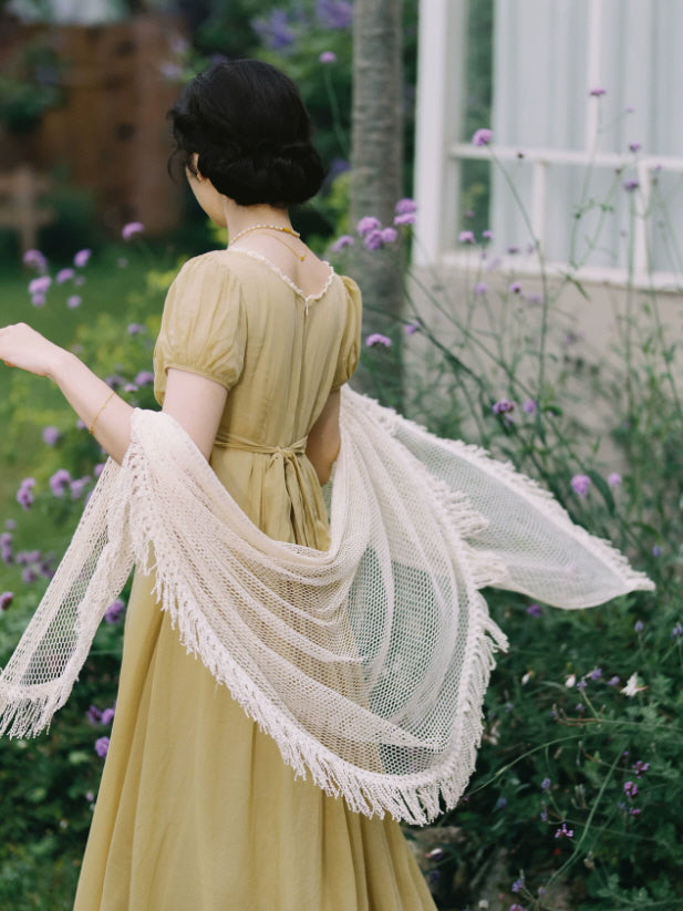 Olive Garden Cottagecore Cotton Maxi Dress