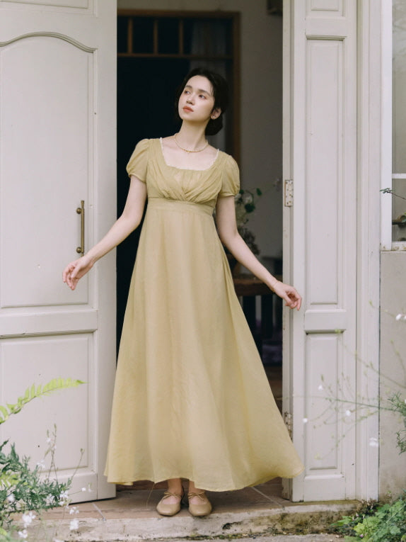 Olive Garden Cottagecore Cotton Maxi Dress