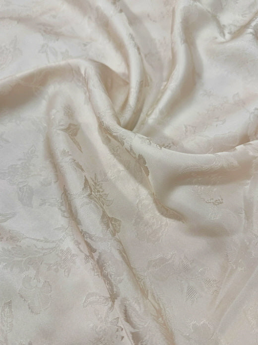 Ivory Rose Lace Vintage Maxi Dress
