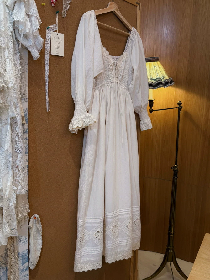 Meadow Dream Cotton Lace Nightgown