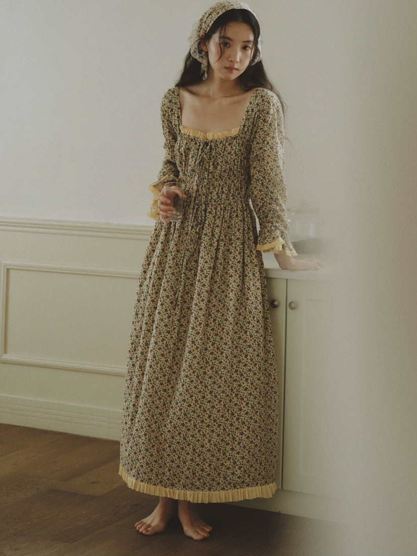 Meadow Cottage Floral Cotton Nightgown