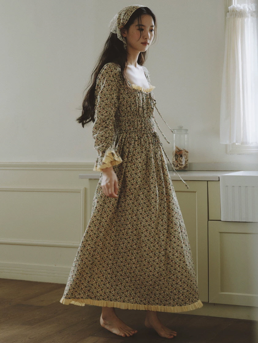 Meadow Cottage Floral Cotton Nightgown