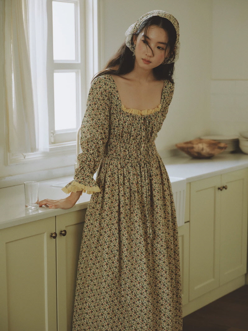 Meadow Cottage Floral Cotton Nightgown