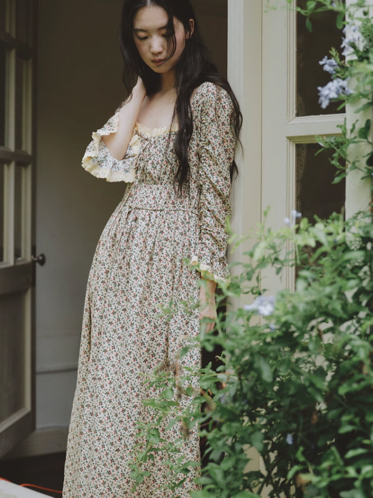 Meadow Cottage Floral Cotton Nightgown