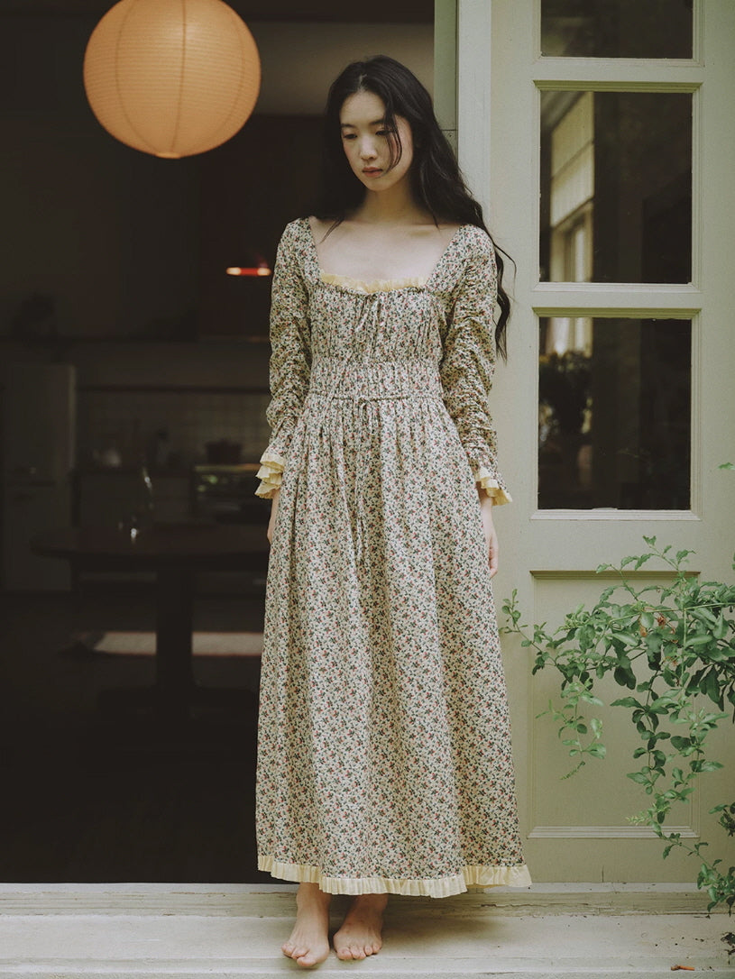 Meadow Cottage Floral Cotton Nightgown