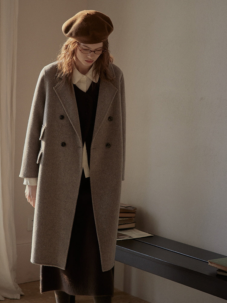 Timeless Wool Double-Breasted Coat