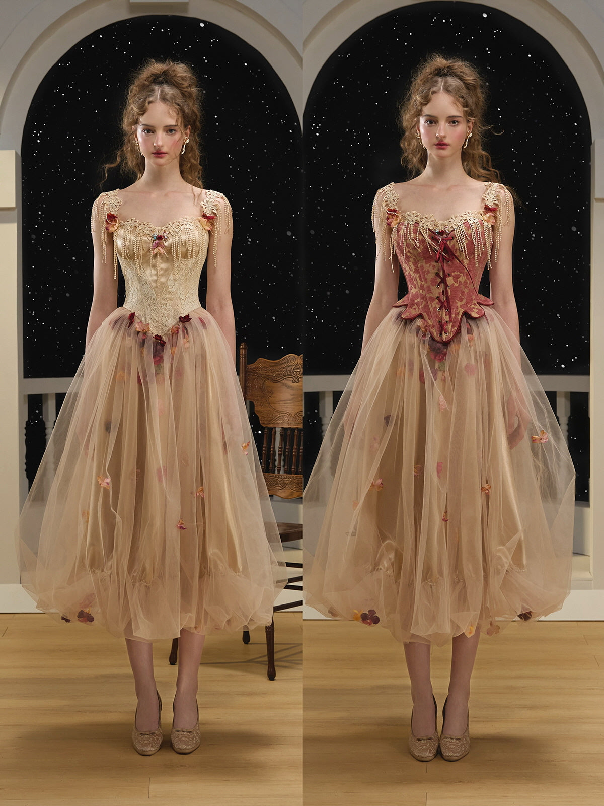 Romantic Bloom Fairy Corset Dress