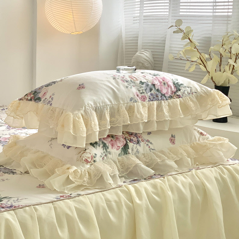 Romantic Pastoral Floral Cotton Bedding Set