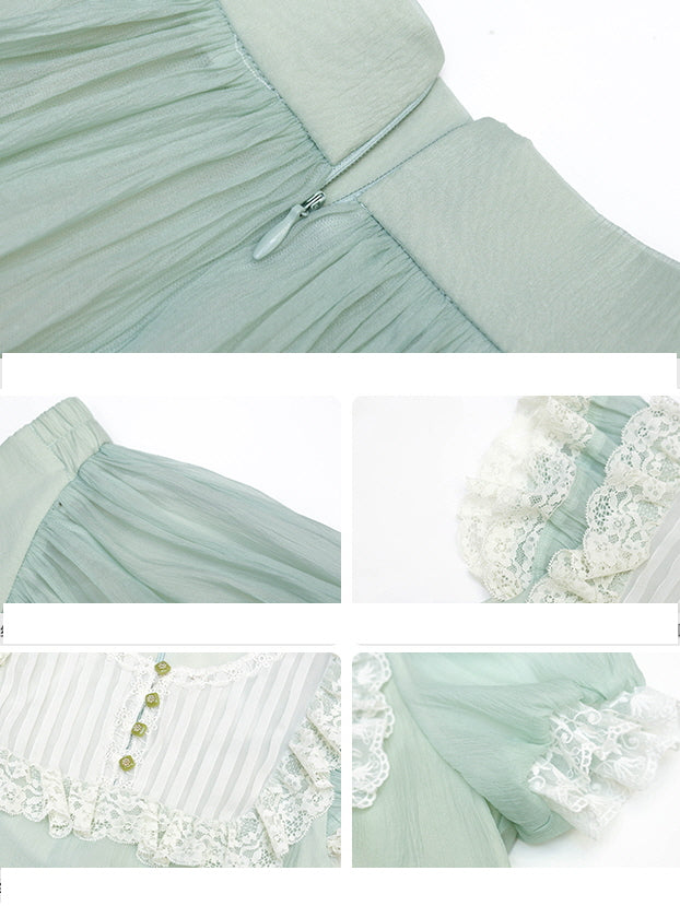 Lily's Enchanted Garden Mint Dress