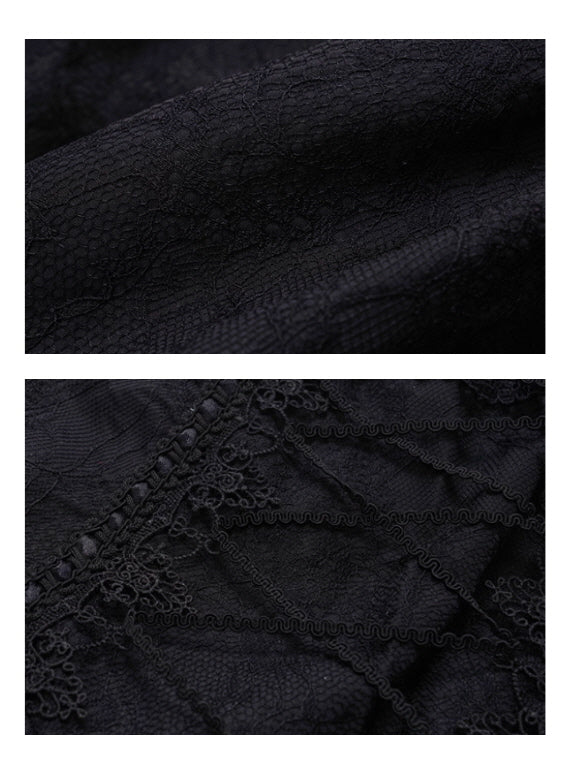 Midnight Lace Gothic Dress