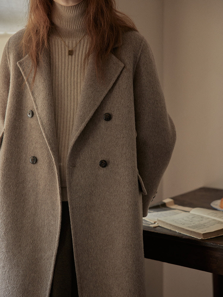 Timeless Wool Double-Breasted Coat