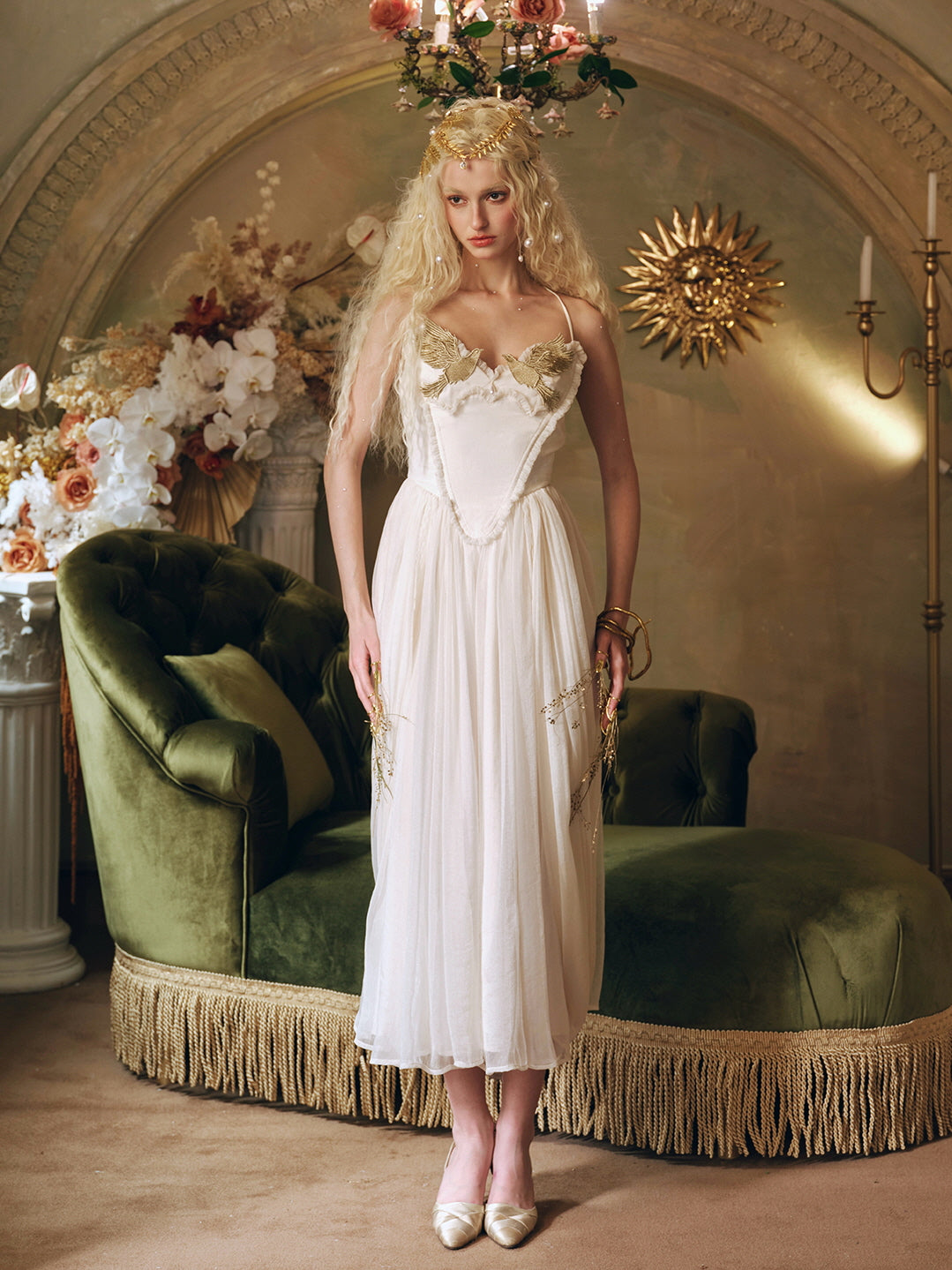 Golden Dove Ivory Fairytale Plus Size Dress