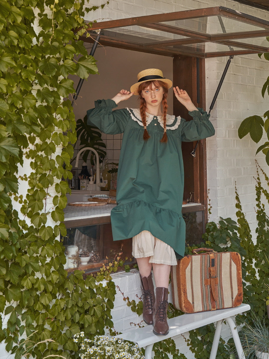 Anne's Green Vintage Roomwear