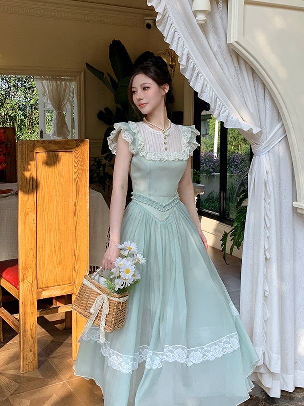 Lily's Enchanted Garden Mint Dress