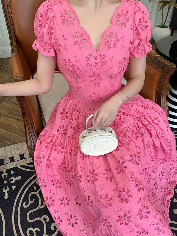 Lily's Pink Garden Dress