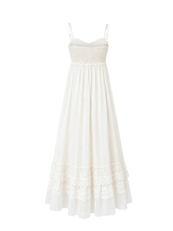 Ivory Lace Princess Nightgown & Slip Dress