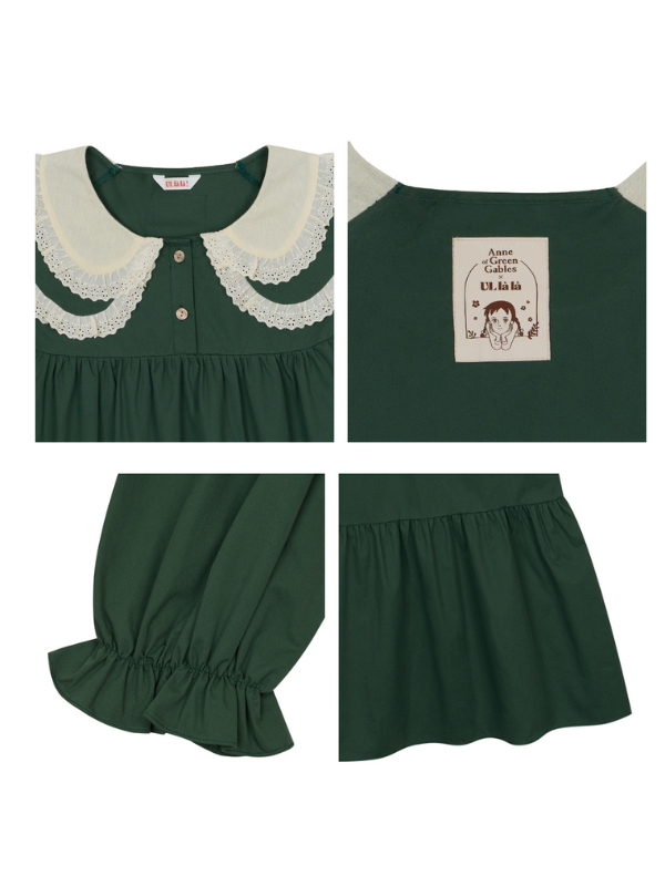 Anne's Green Vintage Roomwear