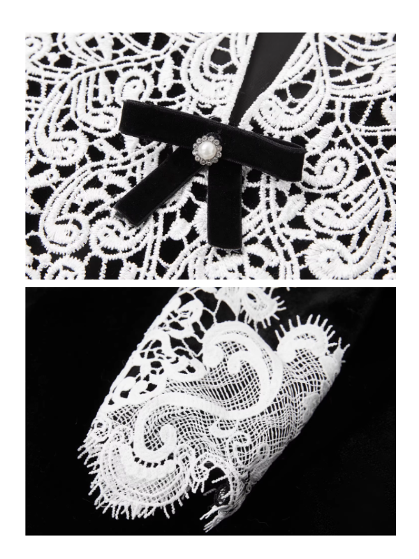 Midnight Lace Reverie Dress