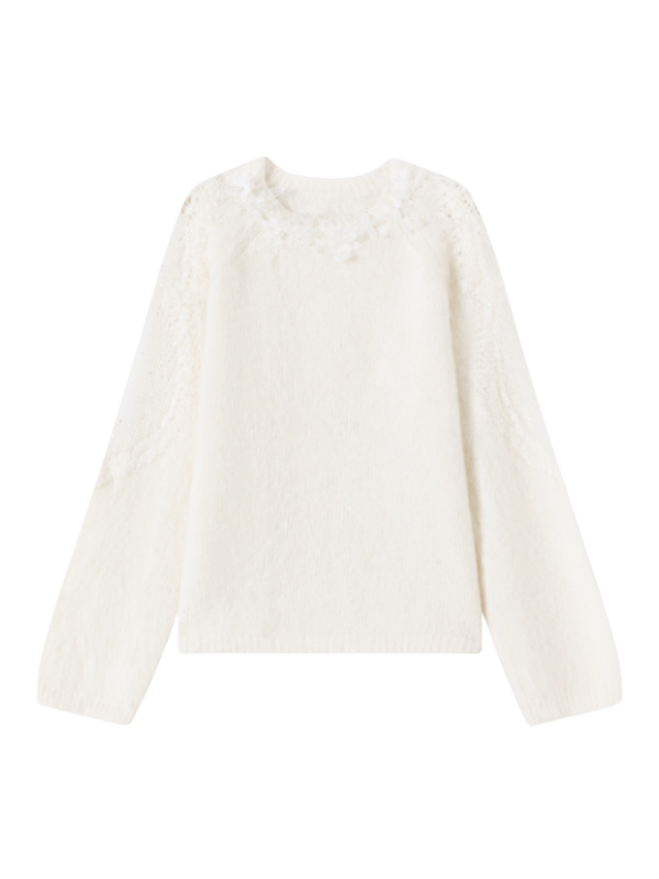 Lilac Petal Mist Knit Top