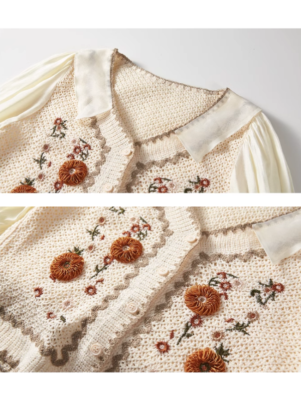 Floral Dreams Knit Cardigan