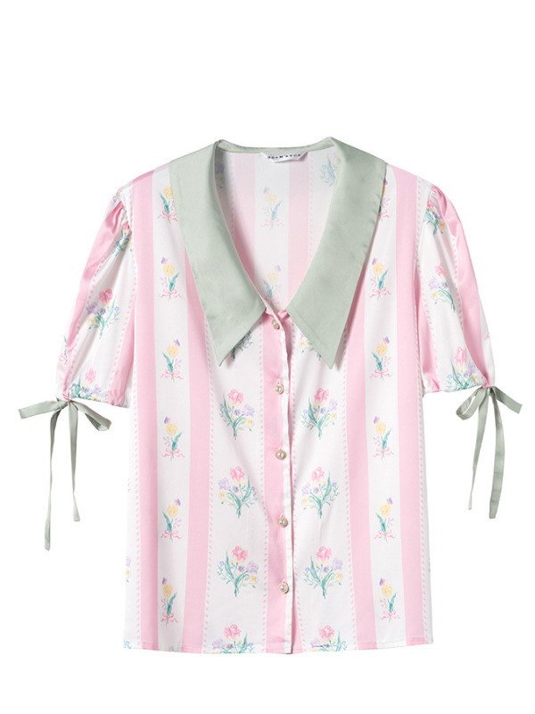 Floral Bliss Silk Pajama