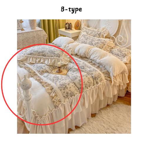 French Toile Velvet Bedding Set