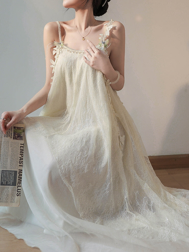 Elena's Enchanted Ivory Fairy Dress