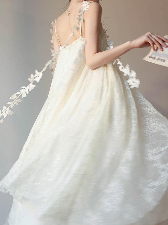 Elena's Enchanted Ivory Fairy Dress