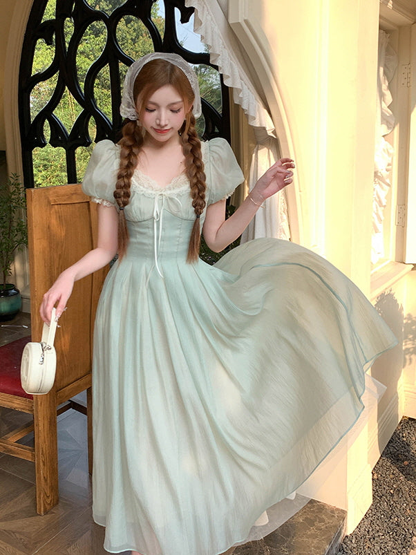 Lila's Mint Fairy Princess Dress